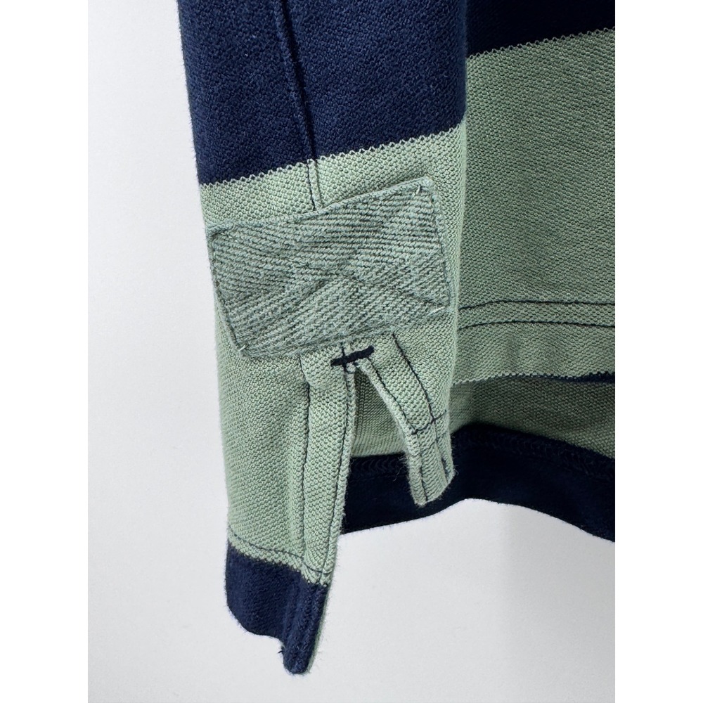 Orvis Polo Shirt Mens XL Green Blue Striped Pique Fly Fishing Outdoor - Picture 6 of 11